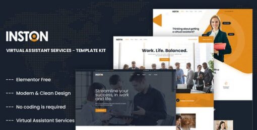 Inston – Virtual Assistant Services Elementor Template Kit
