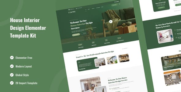 Intre – House Interior Design Service Elementor Template Kit Intre – House Interior Design Service Elementor Template Kit