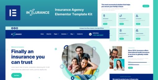 Inxurance – Insurance Agency Elementor Template Kit