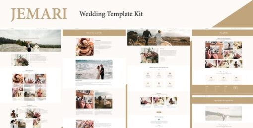 Jemari – Wedding Elementor Template Kit