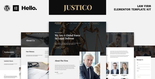 JUSTICO – Law Firm Elementor Template Kit JUSTICO – Law Firm Elementor Template Kit