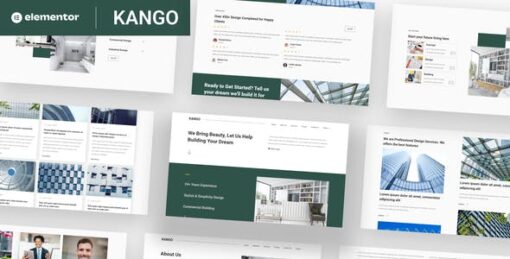 Kango – Architecture Elementor Template Kits