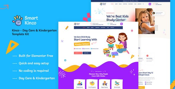 Kinco – Day Care & Kindergarten Elementor Template Kit Kinco – Day Care & Kindergarten Elementor Template Kit