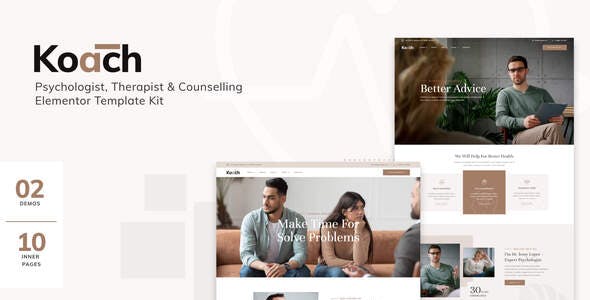 Koach – Life Coach & Counseling Elementor Template Kit Koach – Life Coach & Counseling Elementor Template Kit