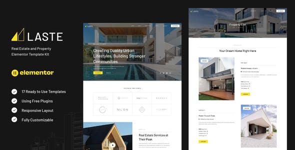 Laste – Real Estate & Property Elementor Template Kit Laste – Real Estate & Property Elementor Template Kit