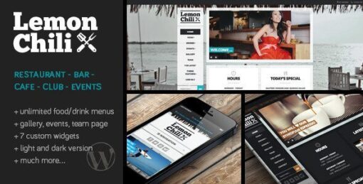 Lemonchili – A Restaurant WordPress Theme