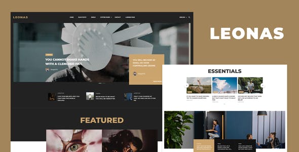 Leonas – Blog & Magazine Elementor Template Kit Leonas – Blog & Magazine Elementor Template Kit