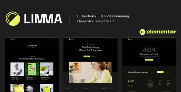Limma – IT Solutions & Services Company Elementor Template Kit Limma – IT Solutions & Services Company Elementor Template Kit