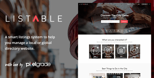 Listable – A Friendly Directory WordPress Theme Listable – A Friendly Directory WordPress Theme
