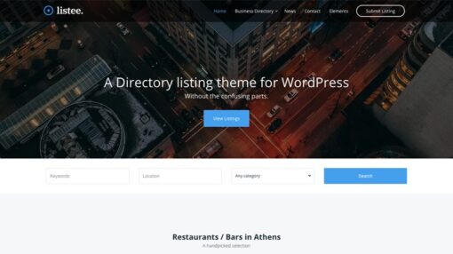 Cssigniter – Listee WordPress Theme