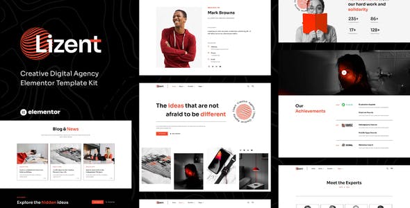 Lizent – Creative Digital Agency Elementor Template Kit Lizent – Creative Digital Agency Elementor Template Kit