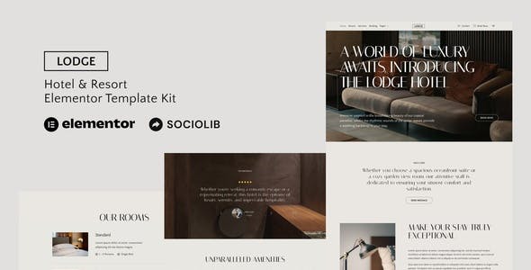 Lodge – Hotel & Resort Elementor Template Kit Lodge – Hotel & Resort Elementor Template Kit