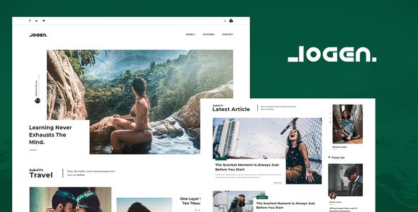 Logen – Lifestyle Blog Elementor Template Kit Logen – Lifestyle Blog Elementor Template Kit