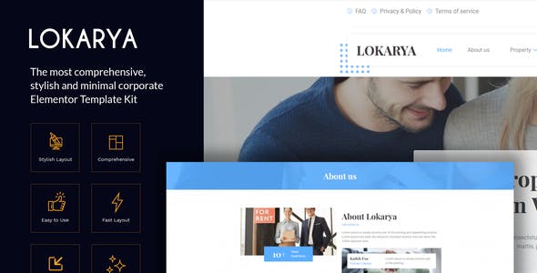 Lokarya – Real Estate Elementor Template Kit Lokarya – Real Estate Elementor Template Kit