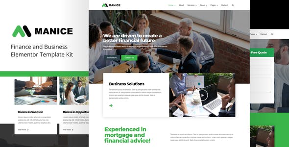Manice – Business Elementor Template Kit Manice – Business Elementor Template Kit