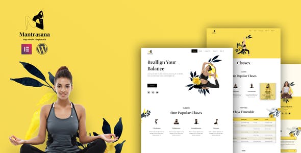 Mantrasana – Yoga Studio Elementor Template Kit Mantrasana – Yoga Studio Elementor Template Kit