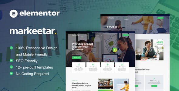 Markeetar – Digital Marketing Agency Elementor Pro Template Kit Markeetar – Digital Marketing Agency Elementor Pro Template Kit