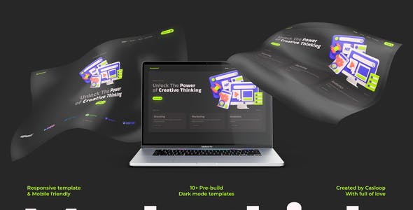 Markethink – Dark Mode Digital Marketing Agency Elementor Template Kit Markethink – Dark Mode Digital Marketing Agency Elementor Template Kit