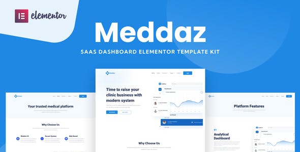 Meddaz – SaaS Medical Elementor Template Kit Meddaz – SaaS Medical Elementor Template Kit