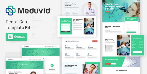 Meduvid – Medical & Dental Clinic Elementor Template Kit Meduvid – Medical & Dental Clinic Elementor Template Kit