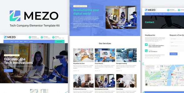 Mezo – Tech Company Elementor Template Kit Mezo – Tech Company Elementor Template Kit