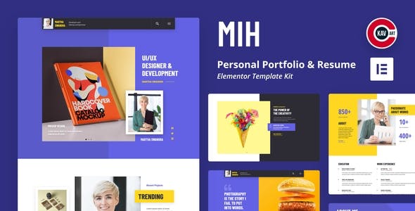 MIH – Personal Portfolio & Resume Template Kit MIH – Personal Portfolio & Resume Template Kit