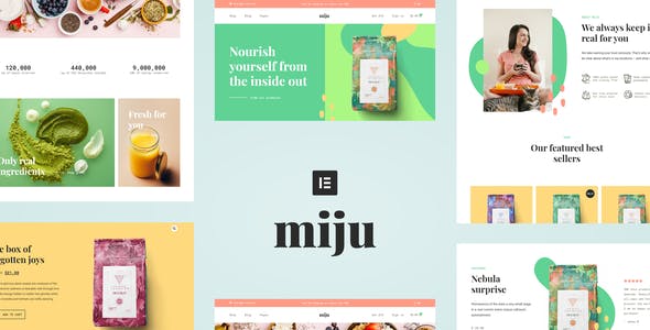 Miju – Conscious Product Elementor Template Kit Miju – Conscious Product Elementor Template Kit