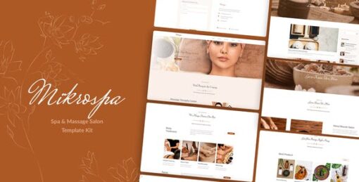 Mikrospa – Spa & Massage Elementor Template Kit