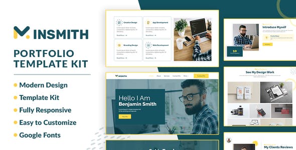 MINSMITH – Portfolio Elementor Template Kit MINSMITH – Portfolio Elementor Template Kit