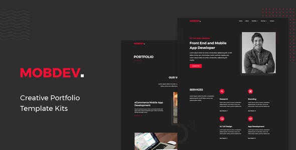 Mobdev – Creative Portfolio & Resume Elementor Template Kit Mobdev – Creative Portfolio & Resume Elementor Template Kit