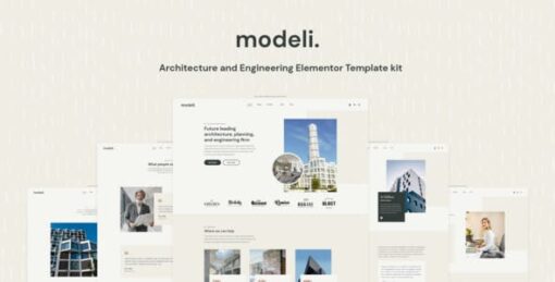 Modeli – Architecture & Engineering Elementor Template kit