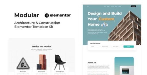 Modular – Architecture & Construction Elementor Template Kit