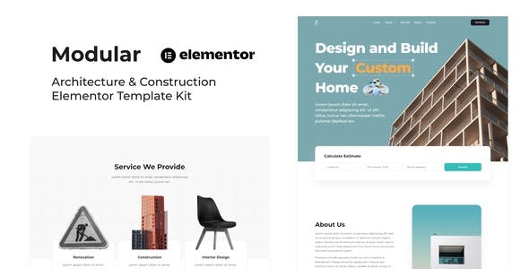 Modular – Architecture & Construction Elementor Template Kit Modular – Architecture & Construction Elementor Template Kit