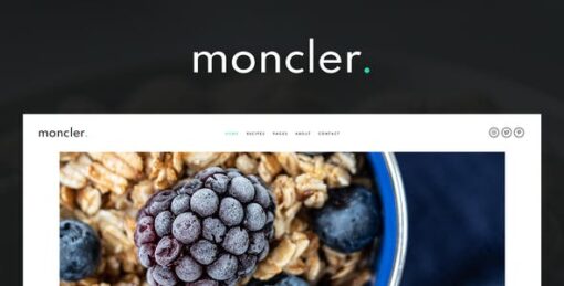 Moncler – Food Blog Elementor Template Kit