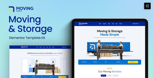 MovingExpress – Moving & Storage Company Elementor Template Kit MovingExpress – Moving & Storage Company Elementor Template Kit