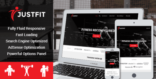 Justfit – Responsive Health WordPress Theme