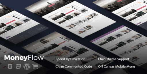Moneyflow – Modern And Professional WordPress Theme