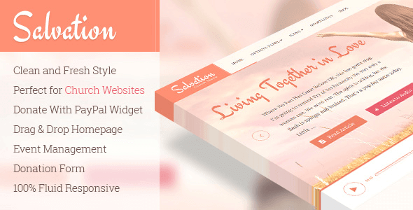 Salvation – Resposnive Church WordPress Theme Salvation – Resposnive Church WordPress Theme