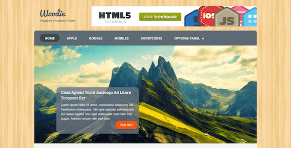Woodie – Tri-Column, Multipurpose WordPress Theme Woodie – Tri-Column, Multipurpose WordPress Theme