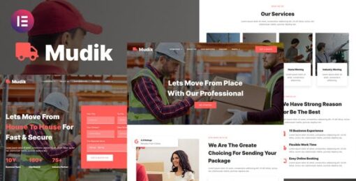 Mudik – Moving & Transportation Services Elementor Template Kit