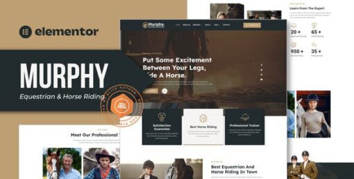 Murphy – Equestrian & Horse Riding Elementor Template Kit