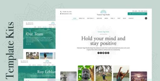 Namaste – Yoga & Fitness Elementor Template Kit
