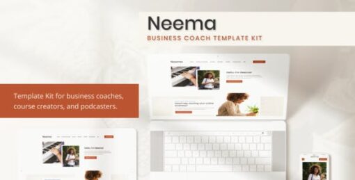 Neema – Business Coach Elementor Template Kit
