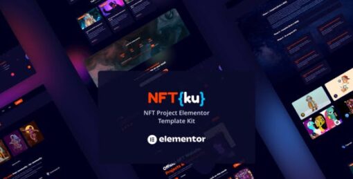 NFTku – NFT Project Elementor Template Kit