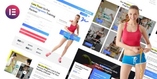 Nguru – Weight Loss & Fitness Trainer Elementor Template Kit