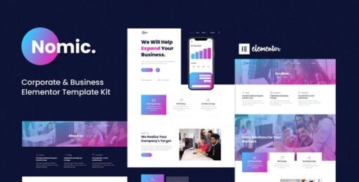 Nomic – Corporate & Business Elementor Template Kit