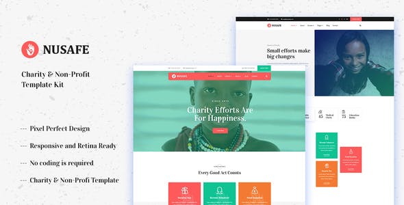 Nusafe – Charity & Non-Profit Elementor Template Kit Nusafe – Charity & Non-Profit Elementor Template Kit
