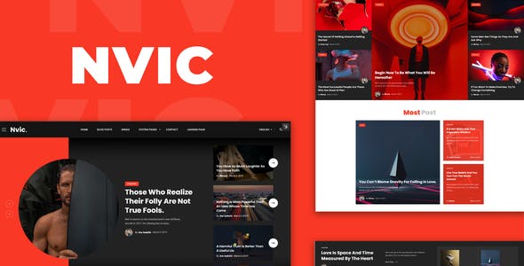 Nvic – Blog & Magazine Elementor Template Kit Nvic – Blog & Magazine Elementor Template Kit