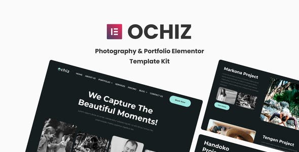 Ochiz – Photography & Portfolio Elementor Template Kit Ochiz – Photography & Portfolio Elementor Template Kit