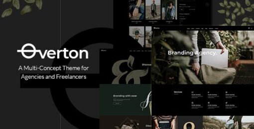 Overton – A Creative Multi-Concept Theme for Agencies and Freelancers